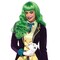 Womens Wicked Joker Costume Sequin Velvet Jacket With Bow Tie And Striped Leggings